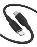 ANKERXI 643 USB-C to USB-C Cable (Flow, Silicone) Gift 6ft / Midnight Black - Default Title
