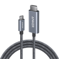 ANKERXI Nano USB-C to HDMI Cable (6 ft, 4K, Braided) - Default Title