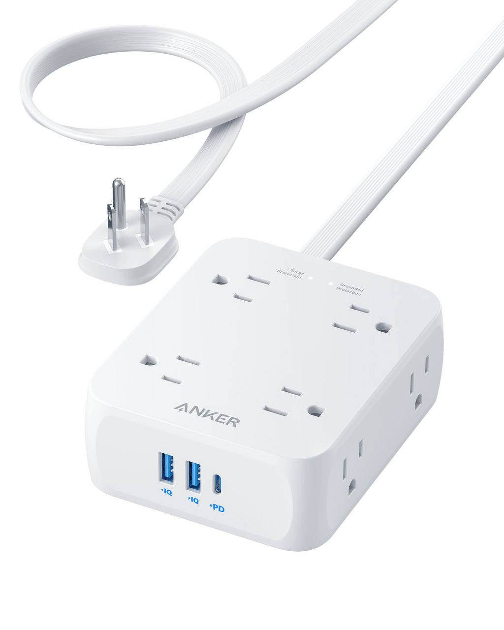 ANKERXI 341 USB Power Strip - White