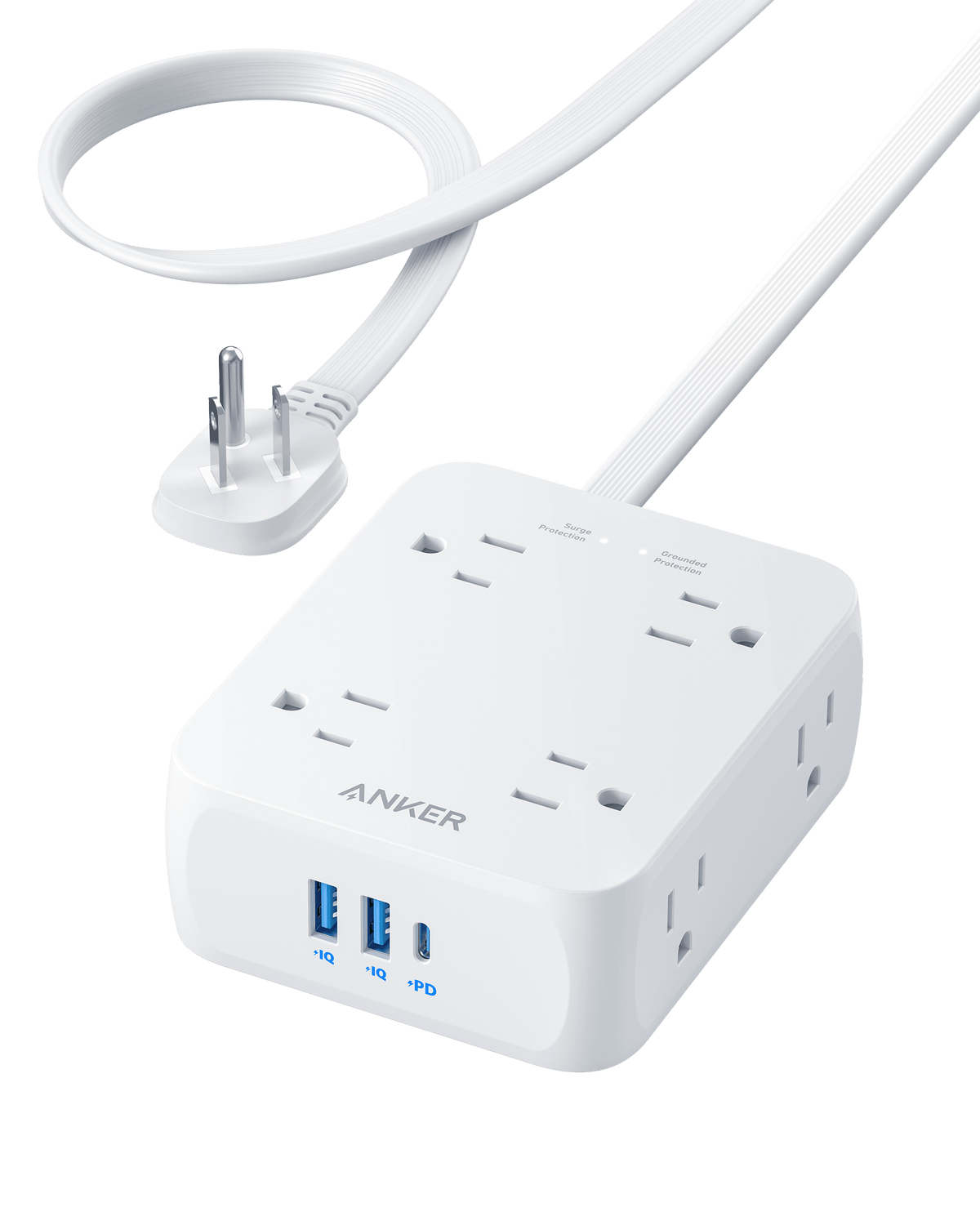 ANKERXI 341 USB Power Strip - White