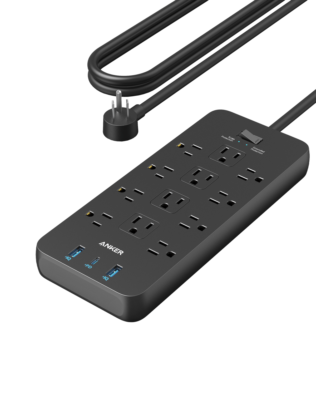 ANKERXI 351 Power Strip - Black