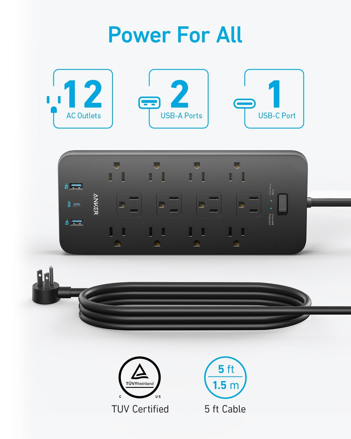 ANKERXI 351 Power Strip