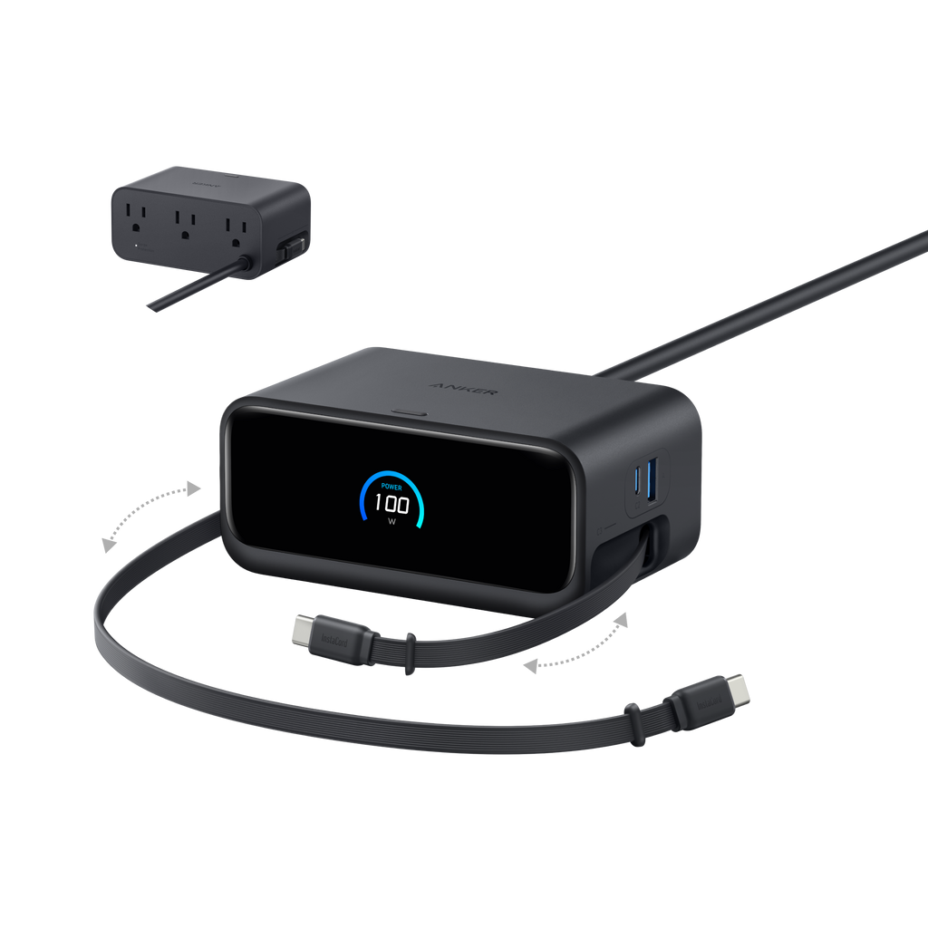 ANKERXI Nano Charging Station (7-in-1, 100W) - Black