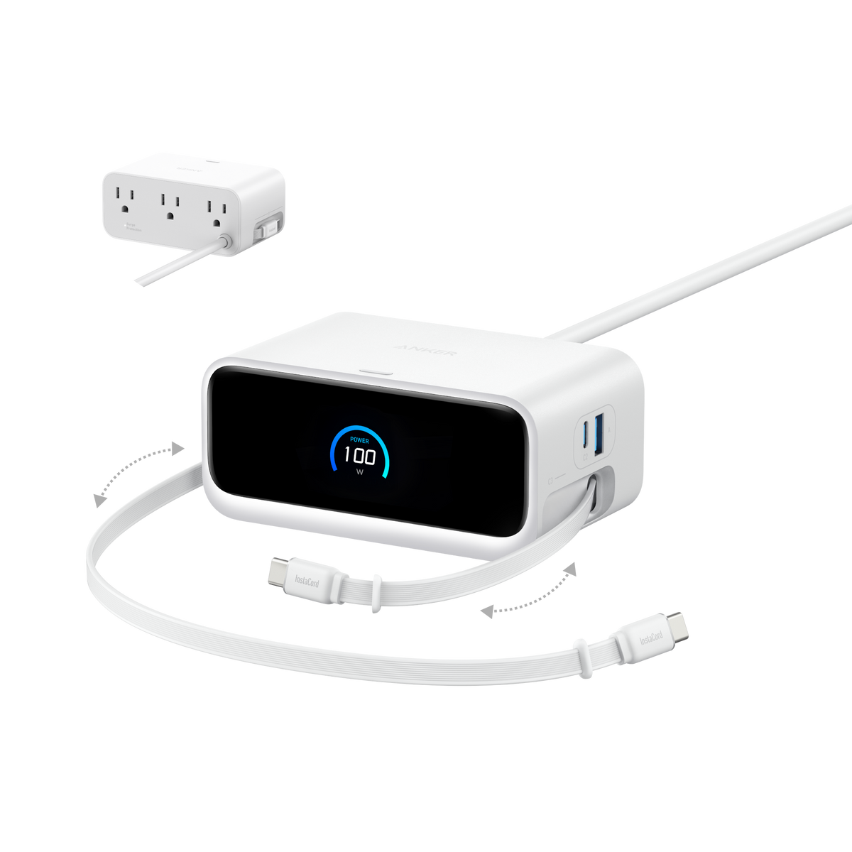 ANKERXI Nano Charging Station (7-in-1, 100W) - Aurora White