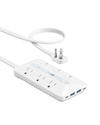 ANKERXI USB Power Strip (10-in-1, 20W) - White