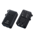 ANKERXI Nano Travel Adapter (5-in-1, 20W, 1-Pack) - Black
