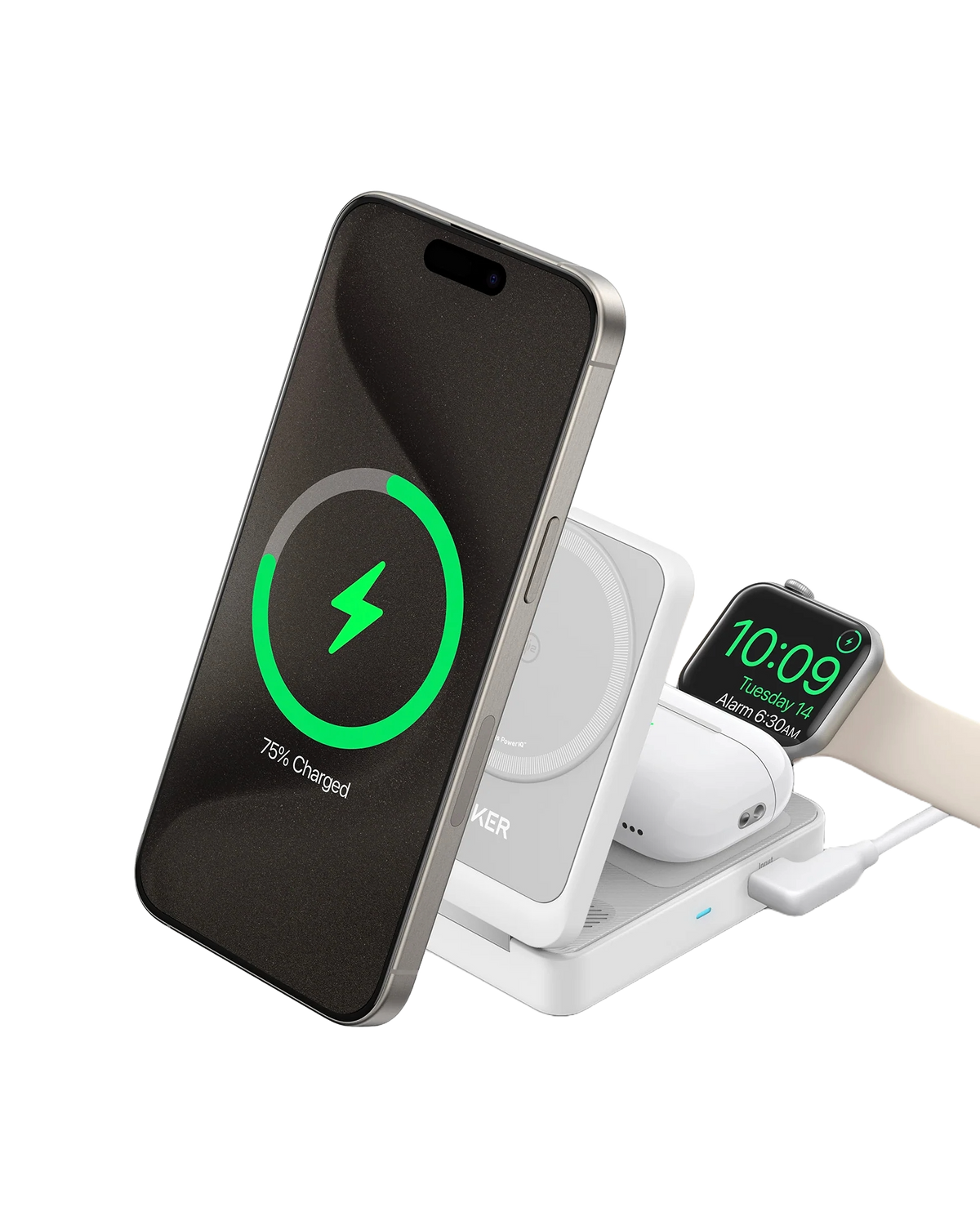 ANKERXI MagGo wireless Charging Station (Foldable 3-in-1)