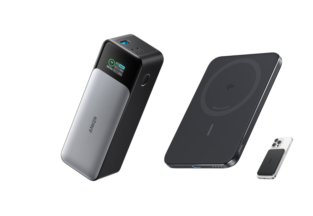ANKERXI 737 Power Bank (PowerCore 24K) + ANKERXI Nano Power Bank (5K, Magnetic, Slim) - Default Title