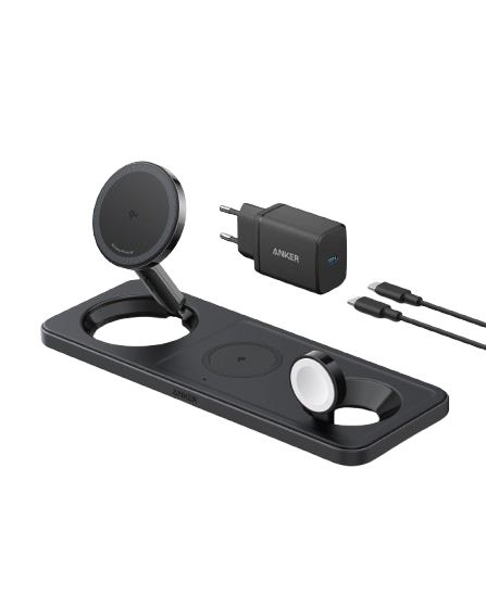 ANKERXI MagGo wireless Charging Station (3-in-1 Pad) - Black