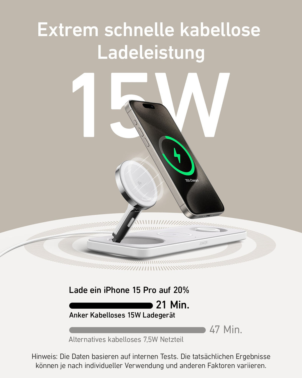 ANKERXI MagGo wireless Charging Station (3-in-1 Pad)