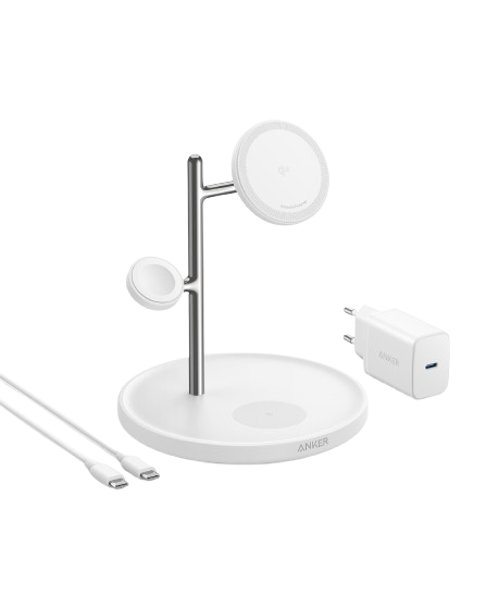 ANKERXI MagGo wireless Charging Station (3-in-1 Stand) white