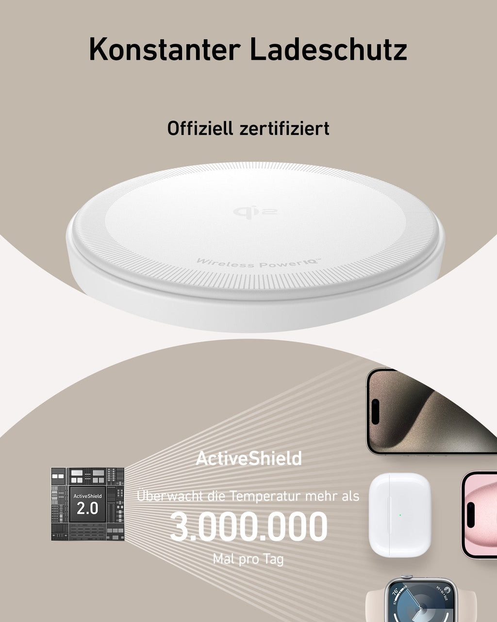 ANKERXI MagGo wireless Charging Station (3-in-1 Stand) white