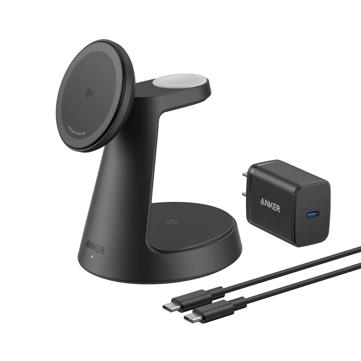ANKERXI wireless Charging Station (3-in-1, Magnetic Stand)