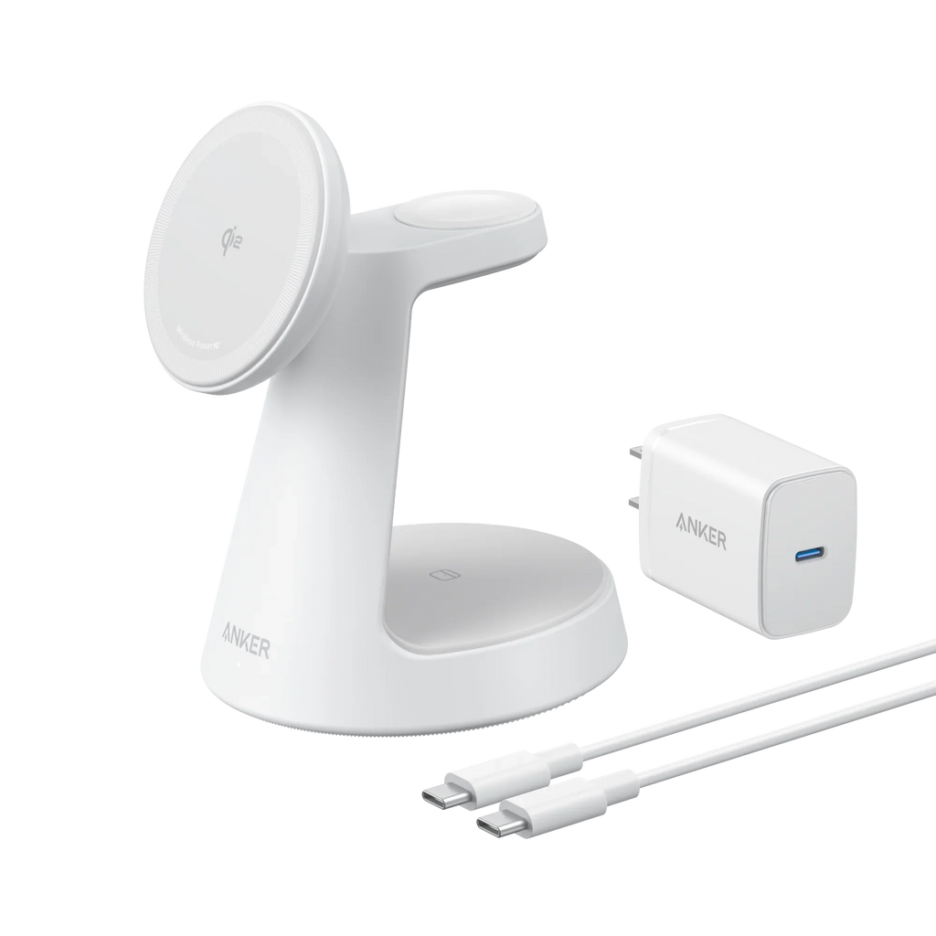 ANKERXI wireless Charging Station (3-in-1, Magnetic Stand)