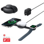 ANKERXI MagGo Wireless Charging Station (3-in-1, Foldable Pad) Black Stone - Default Title