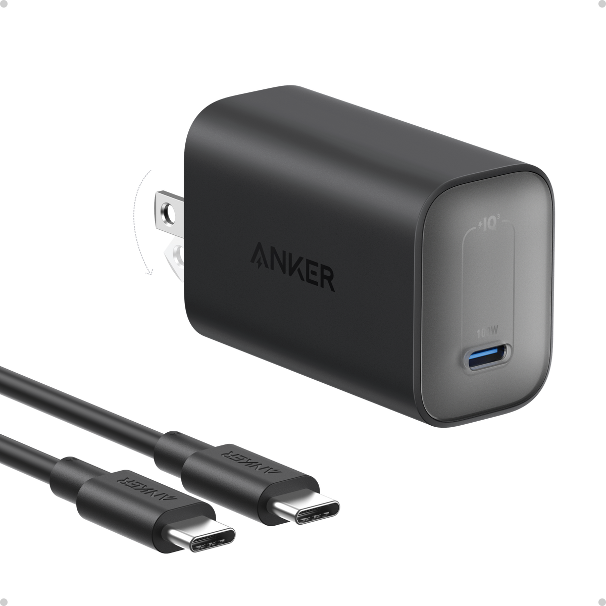 ANKERXI Nano Charger (100W) with USB-C Cable Black Stone - Default Title