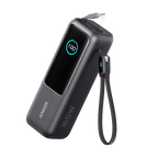 ANKERXI Laptop Power Bank (25K, 165W, built-in and utdragbara cables) (Refurbished) Space Black