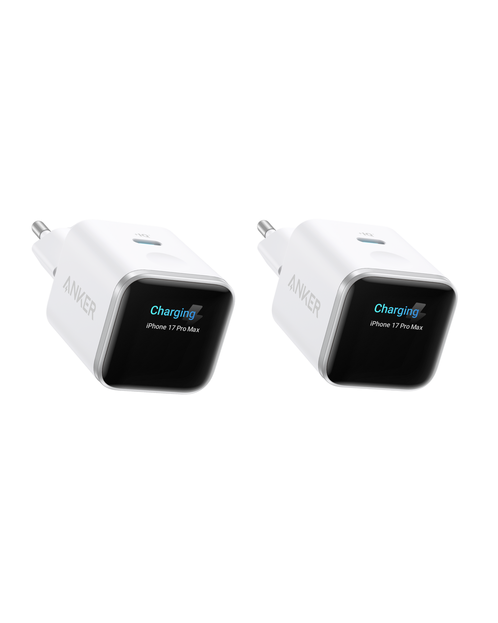 ANKERXI Nano 45W Smart Display-Charger (2-pack) Aurora White | 2-Pack - Default Title