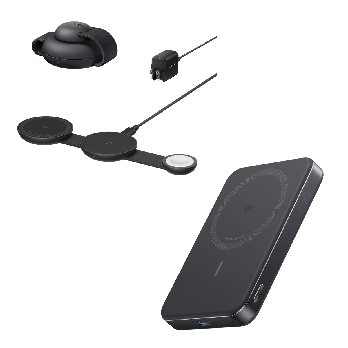 Day Trip Gear | ANKERXI MagGo 3-in-1 Wireless Charger and 10K Wireless Power Bank - Default Title