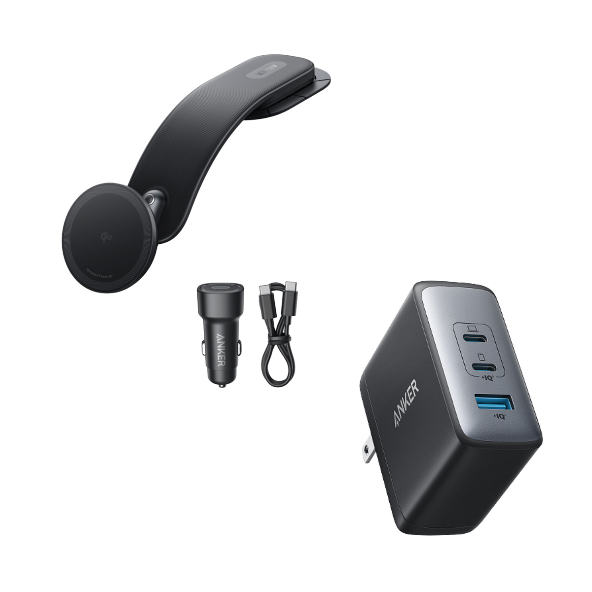 ANKERXI Nano Wall Charger and Car Charger - Default Title