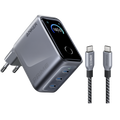 ANKERXI Prime-Charger (160 W, 3 ports, Smart Display) + ANKERXI Prime USB-C to USB-C-cable (240 W, recycled braided) - Default Title