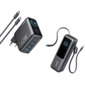 ANKERXI LaptopCharger (140W, 4-portars, PD 3.1) with USB-C-cable + ANKERXI Laptop Power Bank (25K, 165W, built-in and utdragbara cables) - Default Title