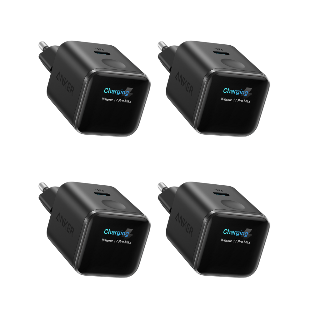 ANKERXI Nano 45W Smart Display-Charger (4-pack) Black Stone | 4-Pack - Default Title