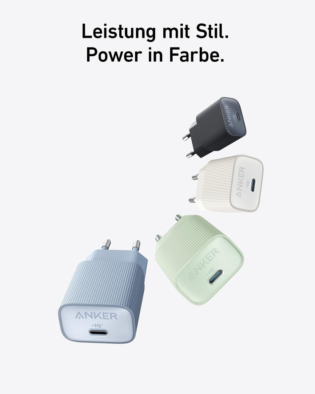 ANKERXI Nano USB-C Wall Charger (30W) white