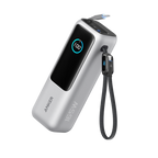 ANKERXI Power Bank (25K, 165W, Built-in + Retractable cable) + ANKERXI Charger (140W, 4-Port, PD 3.1) with USB-C cable black