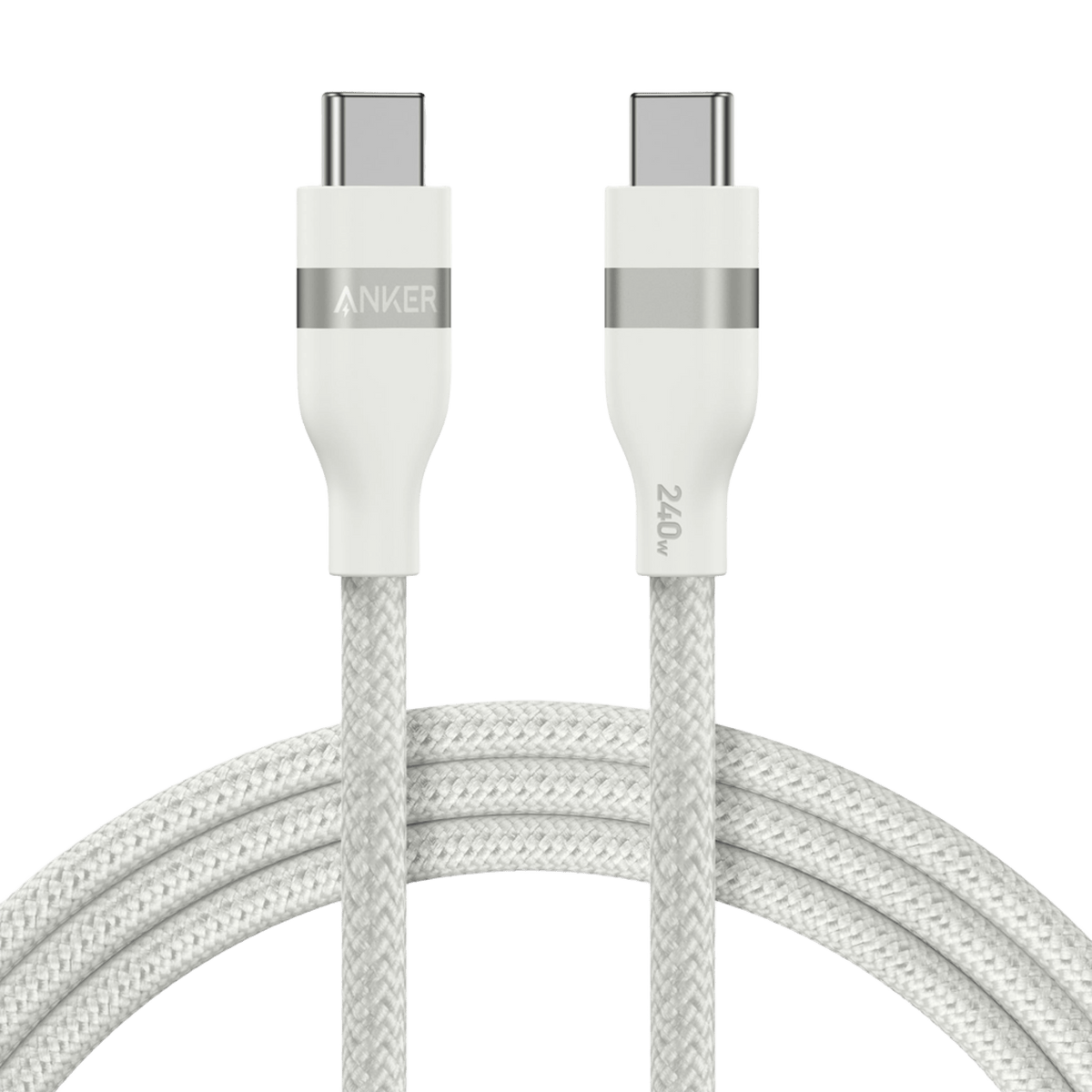 ANKERXI USB-C to USB-C Cable (3 ft / 6 ft, 240W, Upcycled-Braided) 6 ft /