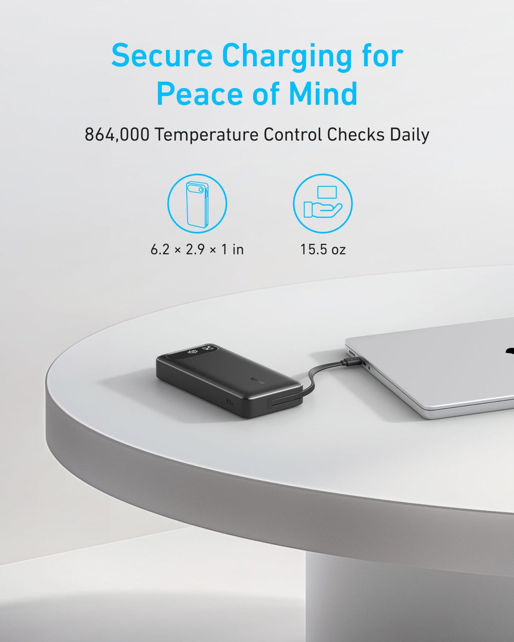 ANKERXI 525 Power Bank (PowerCore 20K) black