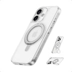 ANKERXI MagGo Magnetic Phone Case with Stand (360° Ring Stand, for iPhone 16) Transparent / iPhone 16