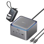 ANKERXI Prime TB5 docking station (14-i-1, 8K, Thunderbolt 5) + MagGo Power Bank (10K, 35W, for Apple Watch)