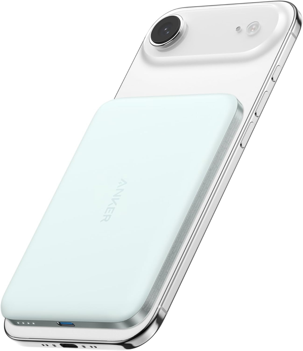 ANKERXI Nano Power Bank (5K, MagGo, Slim) Groddsgron