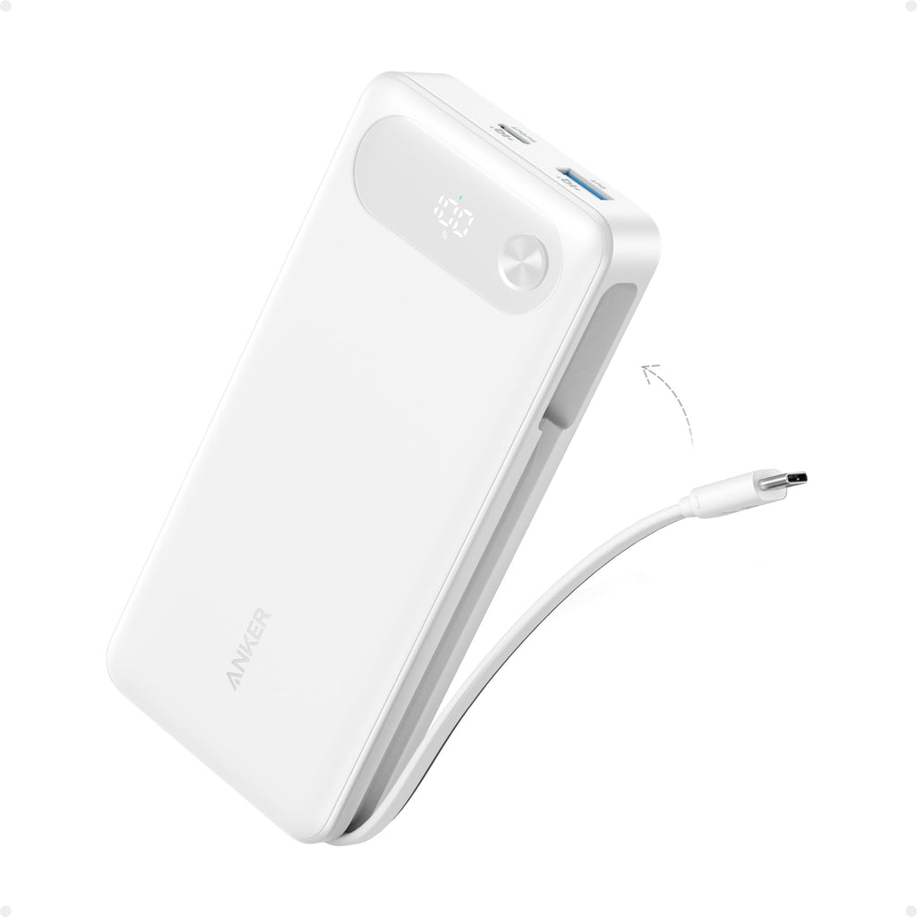 ANKERXI Power Bank (20K, 87W, Built-In USB-C Cable)