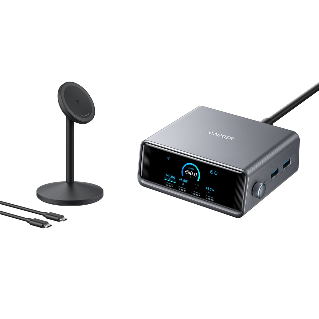 Workspace Power set | ANKERXI Prime 250W Charger and Wireless Stand - Default Title