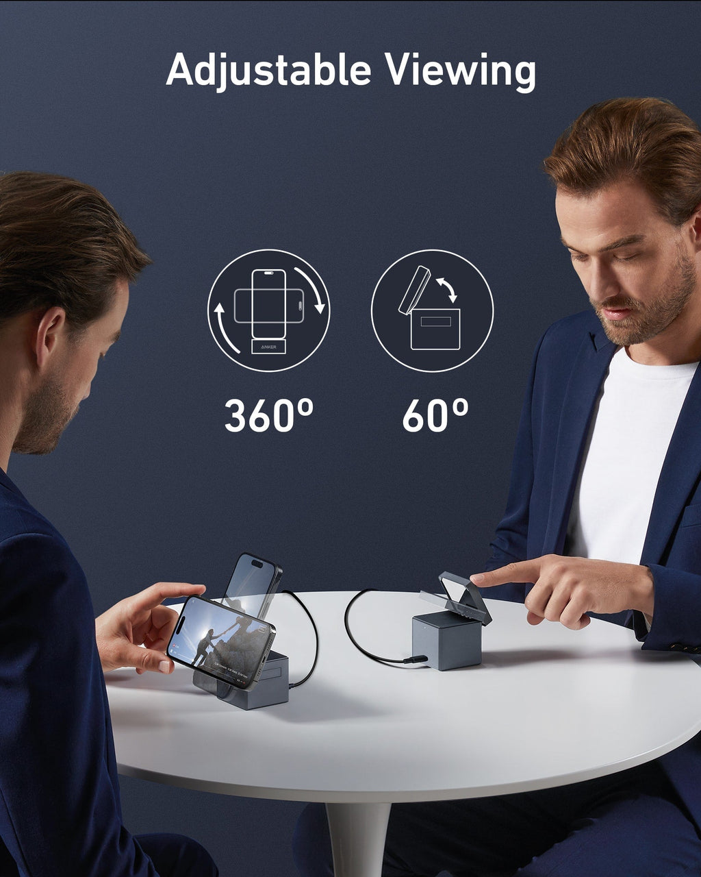 ANKERXI 737 MagGo Charging Station (Kabellos, 3-in-1)