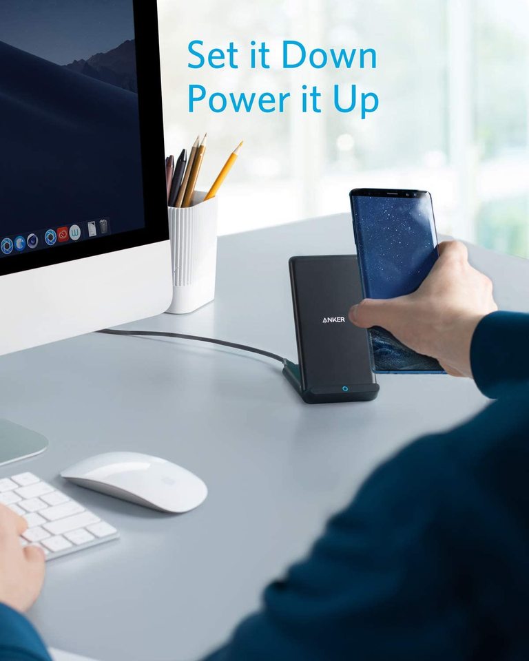 ANKERXI 313 Wireless Charger (Stand) Black