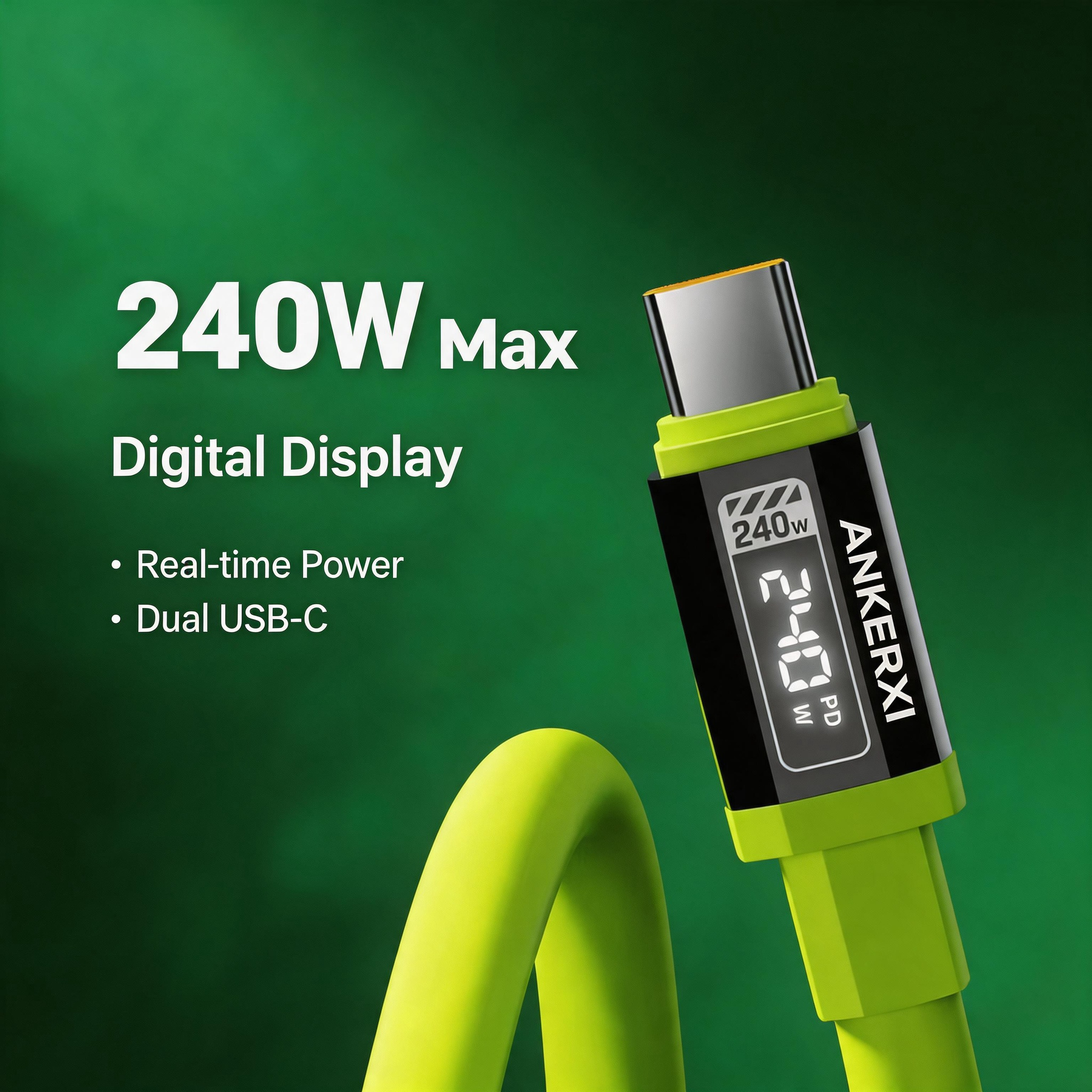 240W USB-C to USB-C Cable Color Edition