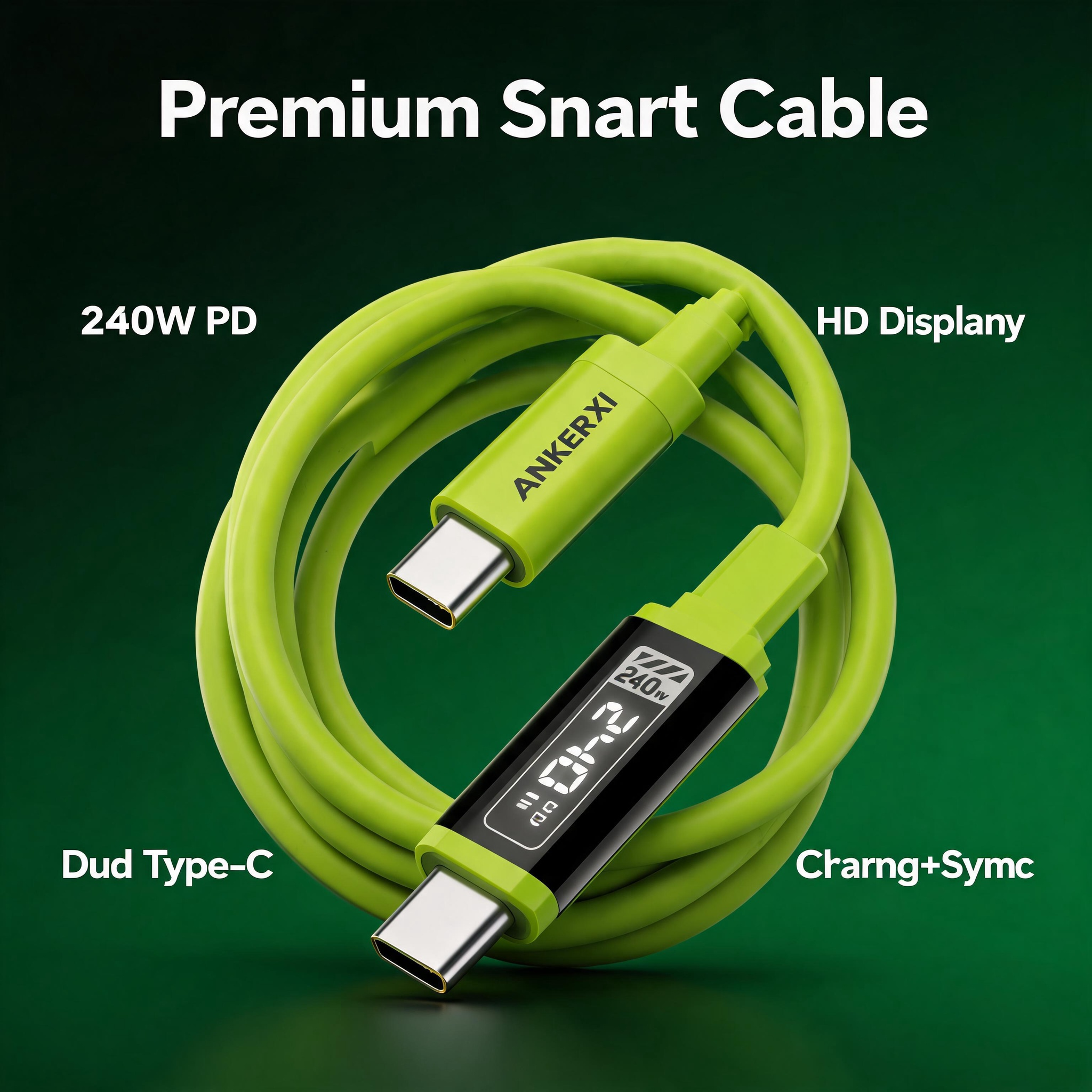 240W USB-C to USB-C Cable Color Edition