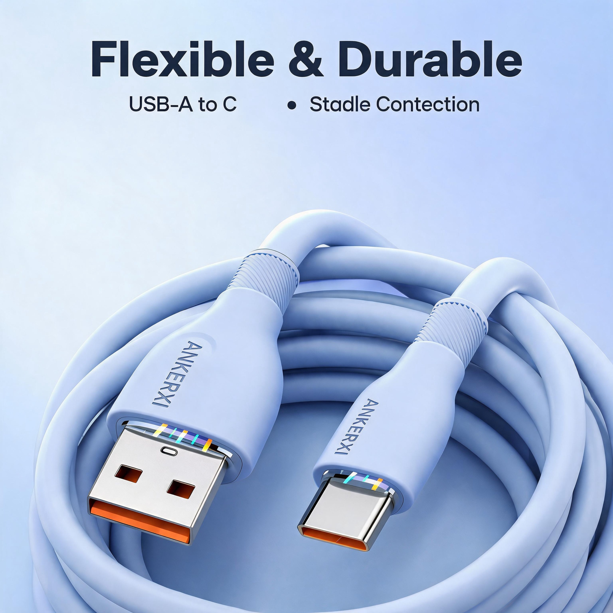 120W Silicone USB-C Fast Charging Cable
