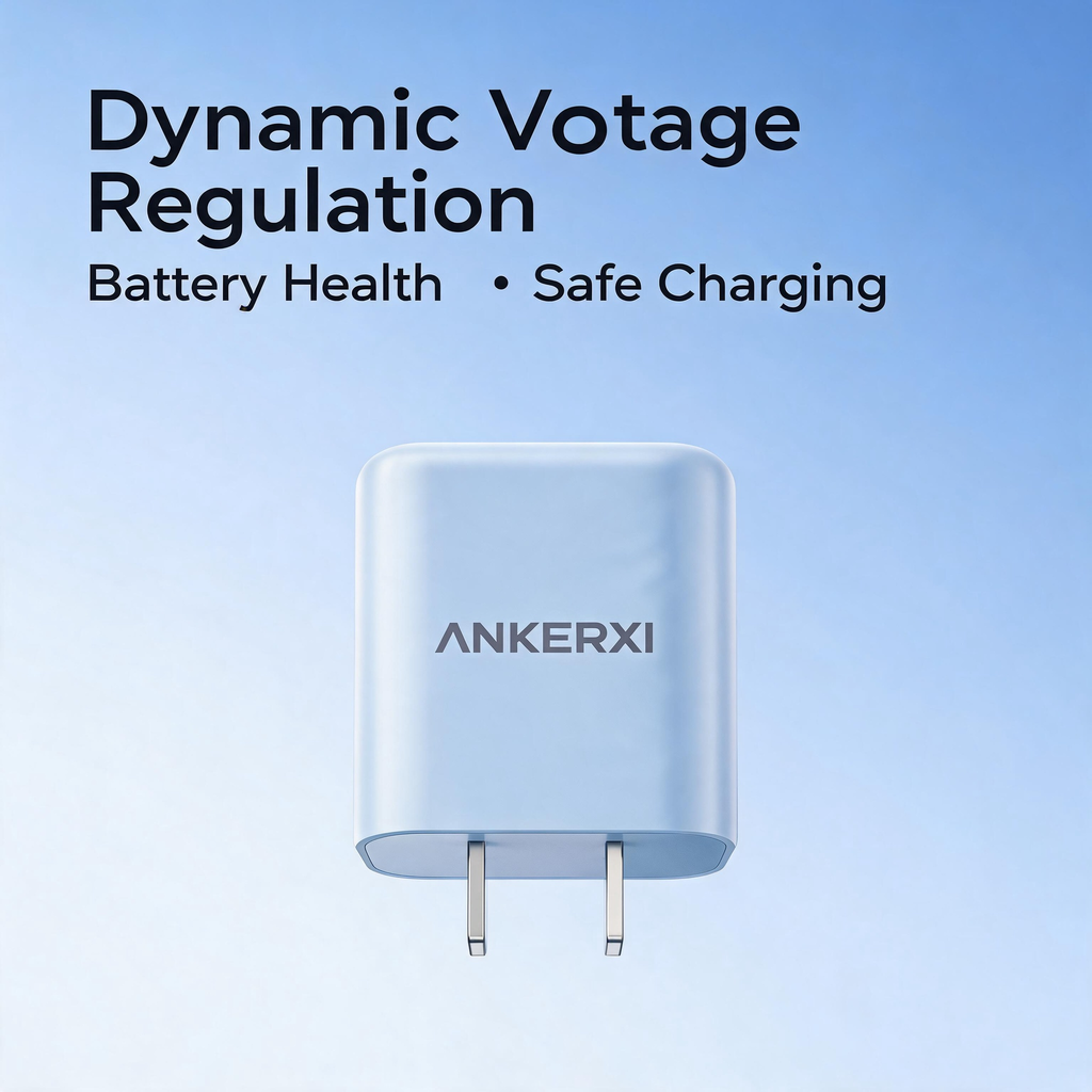 45W Foldable USB-C GaN Charger with Smart Display