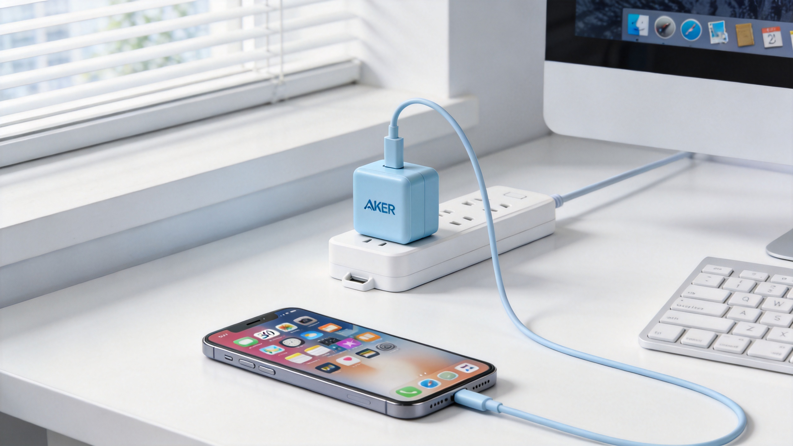 30W Transparent USB-C GaN Charger