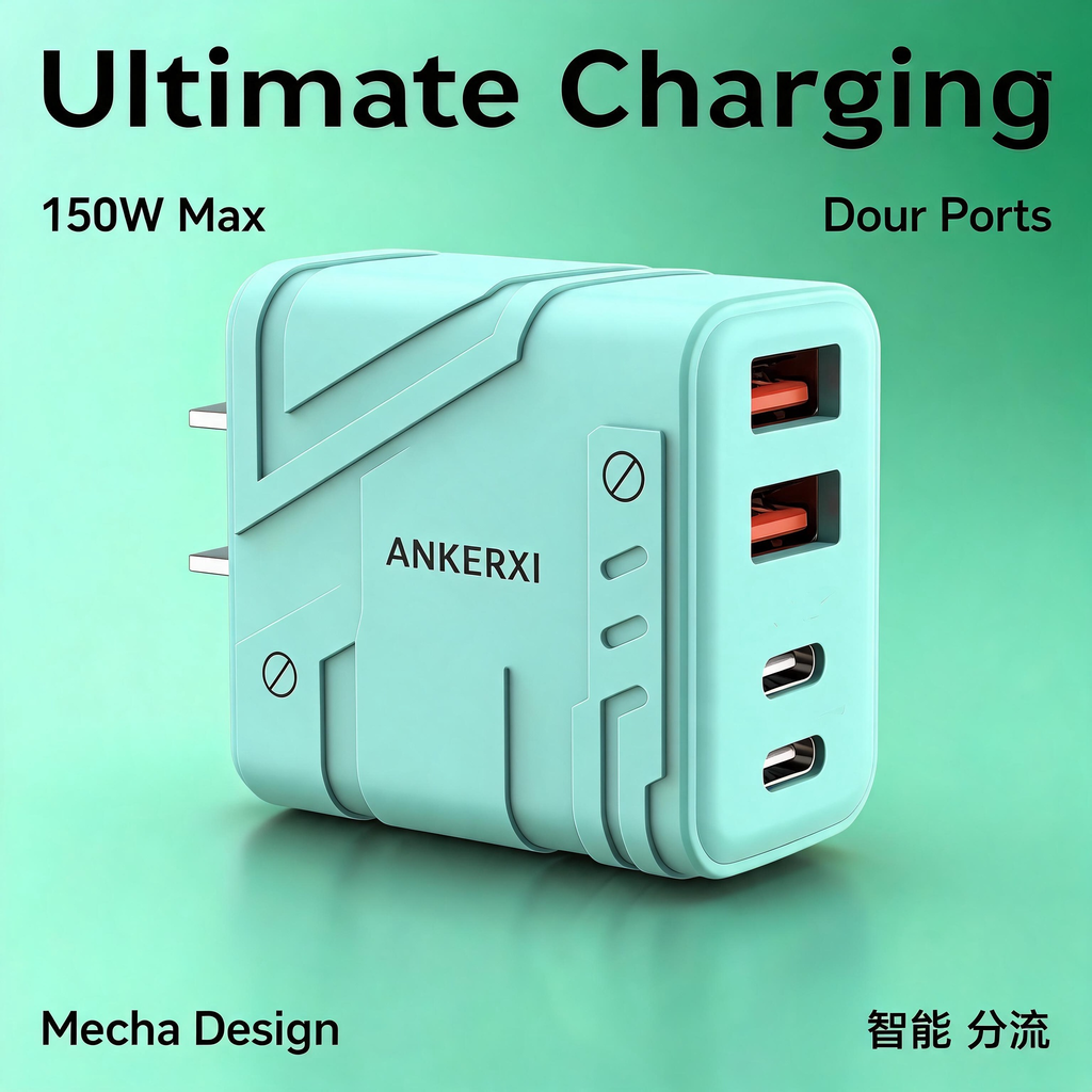 150W Multi-Port GaN Charger