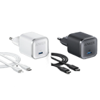 ANKERXI Nano Charger (45W, with 180cm USB-C cable)+ANKERXI Nano Charger (45W, with 180cm USB-C cable) black white - Default Title