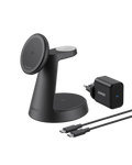 ANKERXI wireless Charging Station (3-in-1, Magneticer, Stand) Black Stone - Default Title