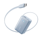 ANKERXI Nano Power Bank (10K, 45W, Built-in Retractable USB-C cable) - Blue