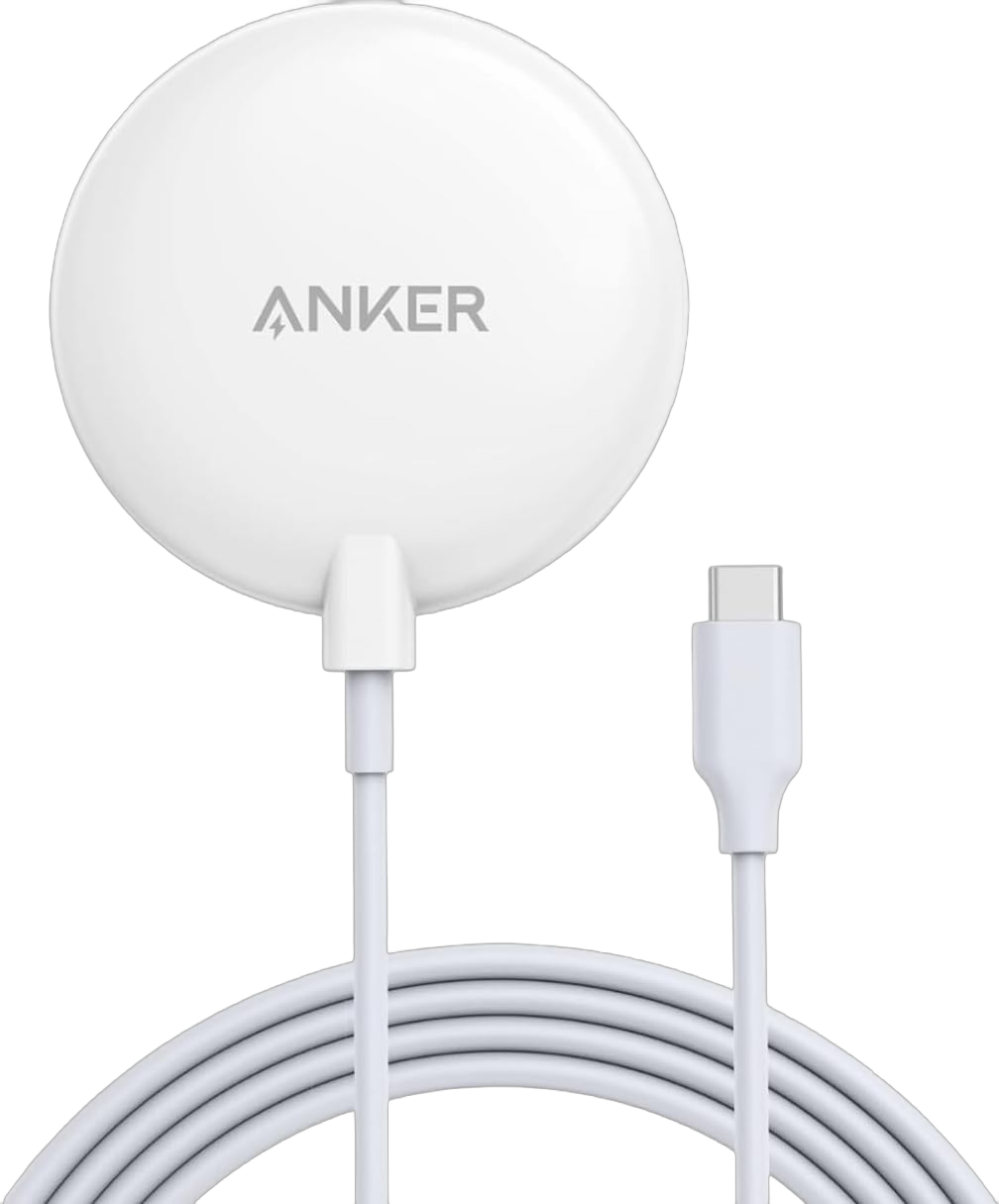ANKERXI Magnetices wireless Charging Pad, Wireless Charger with 1,5m USB-C cable, Qi-Certified for iPhone 17 Pro Max / 17 Pro / 17 / 16 / 15 / 14 / 13 / 12 series, (without Power Supply) - Default Title
