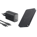 ANKERXI Nano Charger (100W) with USB-C cable+ANKERXI MagGo Power Bank (10.000mAh,Slim) Black Stone - Default Title