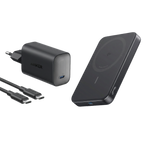 ANKERXI Nano Charger (100W) with USB-C cable+ANKERXI MagGo Power Bank (10.000mAh,Slim) Black Stone - Default Title